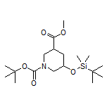 Methyl 5-[(tert-Butyldimethylsilyl)oxy]-1-Boc-piperidine-3-carboxylate