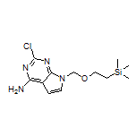 2-Chloro-7-[[2-(trimethylsilyl)ethoxy]methyl]-7H-pyrrolo[2,3-d]pyrimidin-4-amine