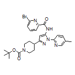 6-Bromo-N-(3-(1-Boc-4-piperidyl)-1-(5-methyl-2-pyridyl)-5-pyrazolyl)picolinamide