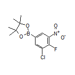 3-Chloro-4-fluoro-5-nitrophenylboronic Acid Pinacol Ester