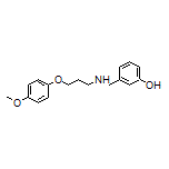 3-[[[3-(4-Methoxyphenoxy)propyl]amino]methyl]phenol