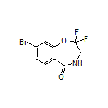 8-Bromo-2,2-difluoro-3,4-dihydrobenzo[f][1,4]oxazepin-5(2H)-one