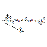 21,39-Di-tert-butyl 1-(2,5-Dioxopyrrolidin-1-yl) (S)-9,18,23-Trioxo-2,5,11,14-tetraoxa-8,17,22-triazanonatriacontane-1,21,39-tricarboxylate