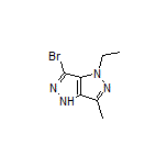 6-Bromo-1-ethyl-3-methyl-1,4-dihydropyrazolo[4,3-c]pyrazole