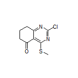 2-Chloro-4-(methylthio)-7,8-dihydroquinazolin-5(6H)-one