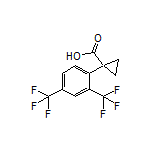 1-[2,4-Bis(trifluoromethyl)phenyl]cyclopropanecarboxylic Acid