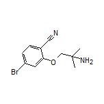 2-(2-Amino-2-methylpropoxy)-4-bromobenzonitrile