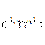 N’1,N’3-Dimethyl-N’1,N’3-di(phenylcarbonothioyl)malonohydrazide