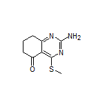 2-Amino-4-(methylthio)-7,8-dihydroquinazolin-5(6H)-one