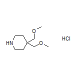 4,4-Bis(methoxymethyl)piperidine Hydrochloride