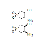 cis-3-Amino-4-hydroxytetrahydrothiophene 1,1-Dioxide