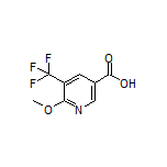 6-Methoxy-5-(trifluoromethyl)nicotinic Acid