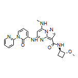 N-[(1R,2R)-2-Methoxycyclobutyl]-7-(methylamino)-5-[(2-oxo-2H-[1,2’-bipyridin]-3-yl)amino]pyrazolo[1,5-a]pyrimidine-3-carboxamide