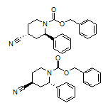 trans-1-Cbz-2-phenylpiperidine-4-carbonitrile