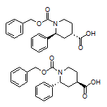 trans-1-Cbz-2-phenylpiperidine-4-carboxylic Acid