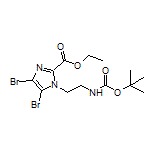 Ethyl 4,5-Dibromo-1-[2-(Boc-amino)ethyl]-1H-imidazole-2-carboxylate