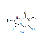 Ethyl 1-(2-Aminoethyl)-4,5-dibromo-1H-imidazole-2-carboxylate Hydrochloride