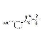 [3-[5-(Methylsulfonyl)-1,3,4-oxadiazol-2-yl]phenyl]methanamine