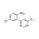 4-Chloro-2-(6-methoxy-4-pyrimidinyl)aniline