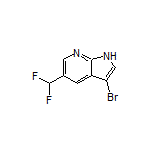 3-Bromo-5-(difluoromethyl)-7-azaindole