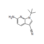 6-Amino-1-(tert-butyl)-7-azaindole-3-carbonitrile