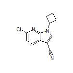 6-Chloro-1-cyclobutyl-7-azaindole-3-carbonitrile