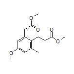 Methyl 3-[4-Methoxy-2-(2-methoxy-2-oxoethyl)-6-methylphenyl]propanoate