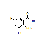 3-Chloro-5-iodoanthranilic Acid