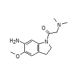 1-(6-Amino-5-methoxyindolin-1-yl)-2-(dimethylamino)ethanone