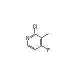 2-Chloro-4-fluoro-3-methylpyridine