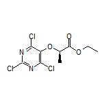 Ethyl (R)-2-[(2,4,6-Trichloro-5-pyrimidinyl)oxy]propanoate