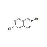 2-Bromo-6-chloro-1,7-naphthyridine