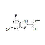 Methyl 5-Chloro-7-fluoro-1H-indole-2-carboxylate