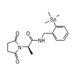 (R)-2-(2,5-Dioxo-1-pyrrolidinyl)-N-[2-(trimethylstannyl)benzyl]propanamide