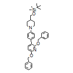 2,6-Bis(benzyloxy)-3-[4-[4-[[(tert-butyldimethylsilyl)oxy]methyl]-1-piperidyl]phenyl]pyridine