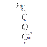 3-[4-[4-[[(tert-Butyldimethylsilyl)oxy]methyl]-1-piperidyl]phenyl]piperidine-2,6-dione