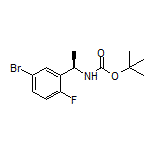 (R)-1-(5-Bromo-2-fluorophenyl)-N-Boc-ethanamine