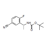 (R)-3-[1-(Boc-amino)ethyl]-4-fluorobenzonitrile