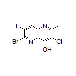 6-Bromo-3-chloro-7-fluoro-2-methyl-1,5-naphthyridin-4-ol