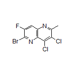 6-Bromo-3,4-dichloro-7-fluoro-2-methyl-1,5-naphthyridine