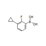 3-Cyclopropyl-2-fluorophenylboronic Acid