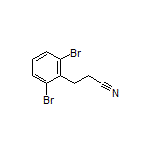 3-(2,6-Dibromophenyl)propanenitrile