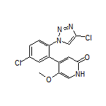 4-[5-Chloro-2-(4-chloro-1H-1,2,3-triazol-1-yl)phenyl]-5-methoxypyridin-2(1H)-one