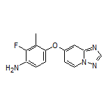 4-([1,2,4]Triazolo[1,5-a]pyridin-7-yloxy)-2-fluoro-3-methylaniline