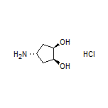 (1R,2S,4S)-4-Aminocyclopentane-1,2-diol Hydrochloride