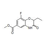 Methyl 2-Ethyl-8-fluoro-3-oxo-3,4-dihydro-2H-benzo[b][1,4]oxazine-6-carboxylate