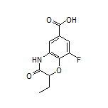 2-Ethyl-8-fluoro-3-oxo-3,4-dihydro-2H-benzo[b][1,4]oxazine-6-carboxylic Acid