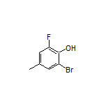 2-Bromo-6-fluoro-4-methylphenol