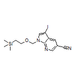 3-Iodo-1-[[2-(trimethylsilyl)ethoxy]methyl]-7-azaindole-5-carbonitrile