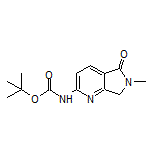 2-(Boc-amino)-6-methyl-6,7-dihydro-5H-pyrrolo[3,4-b]pyridin-5-one